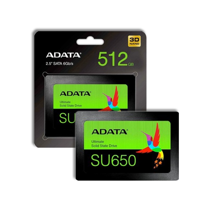 ADA_ASU650SS 512GT-R  ADATA SU650 Disque Dur interne SSD SATA 2.5" 512 Go