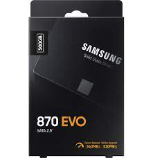 MZ-77E500B Samsung 870 EVO Disque Dur interne SSD  SATA III, 2.5" 500 Go