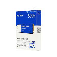 WDS500G3B0E WD Blue SSD SN580 500GB M.2 PCIe 4.0 NVMe