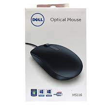 570-AAIR  MS116  Dell Optical Mouse Black