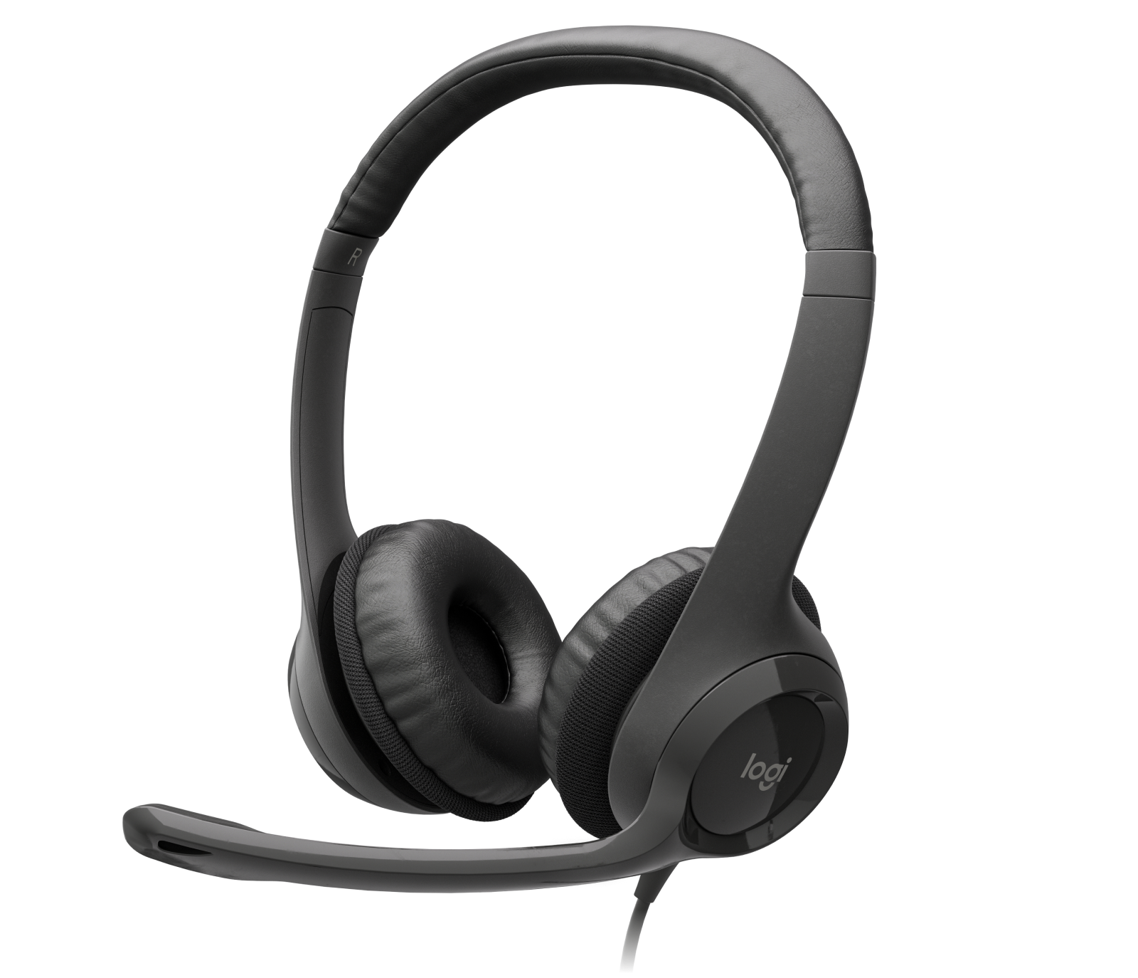 981-000406 LOGITECH H390 Corded Headset - BLACK - USB