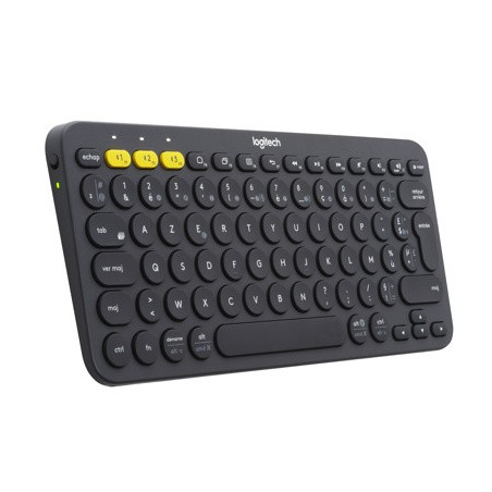 920-007568 LOGITECH K380 Multi-Device Bluetooth Keyboard - DARK GREY - FRA